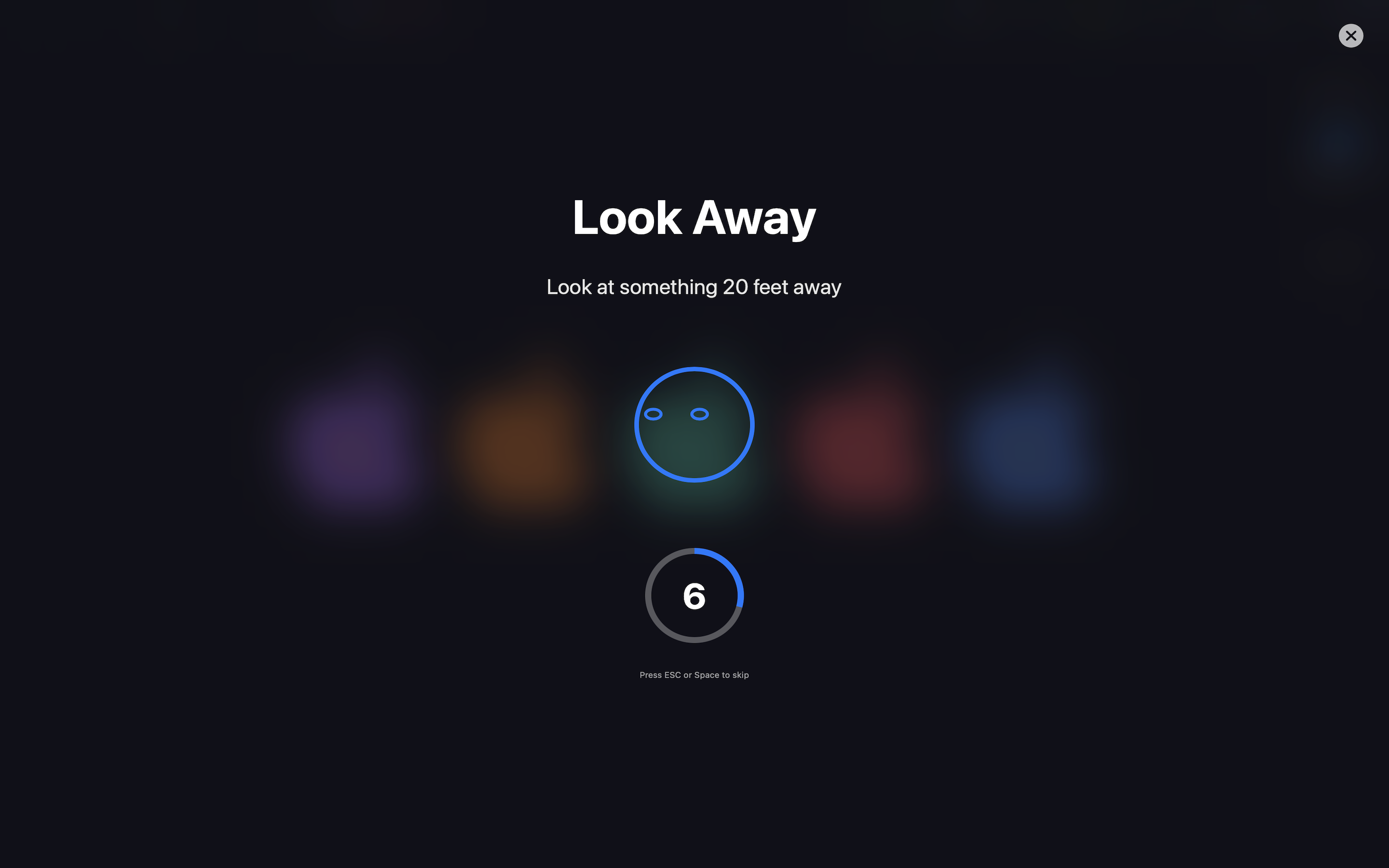 Look away — Gaze hero background